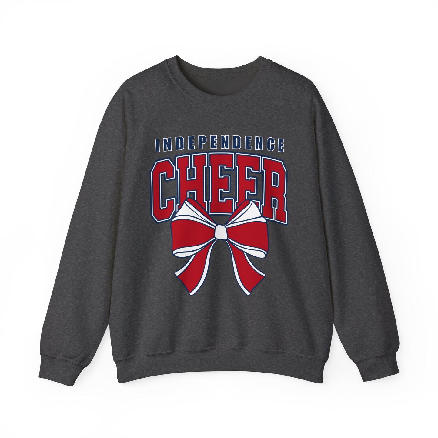 Cheer Crewneck Sweatshirt — Independence Cheer Bow Design