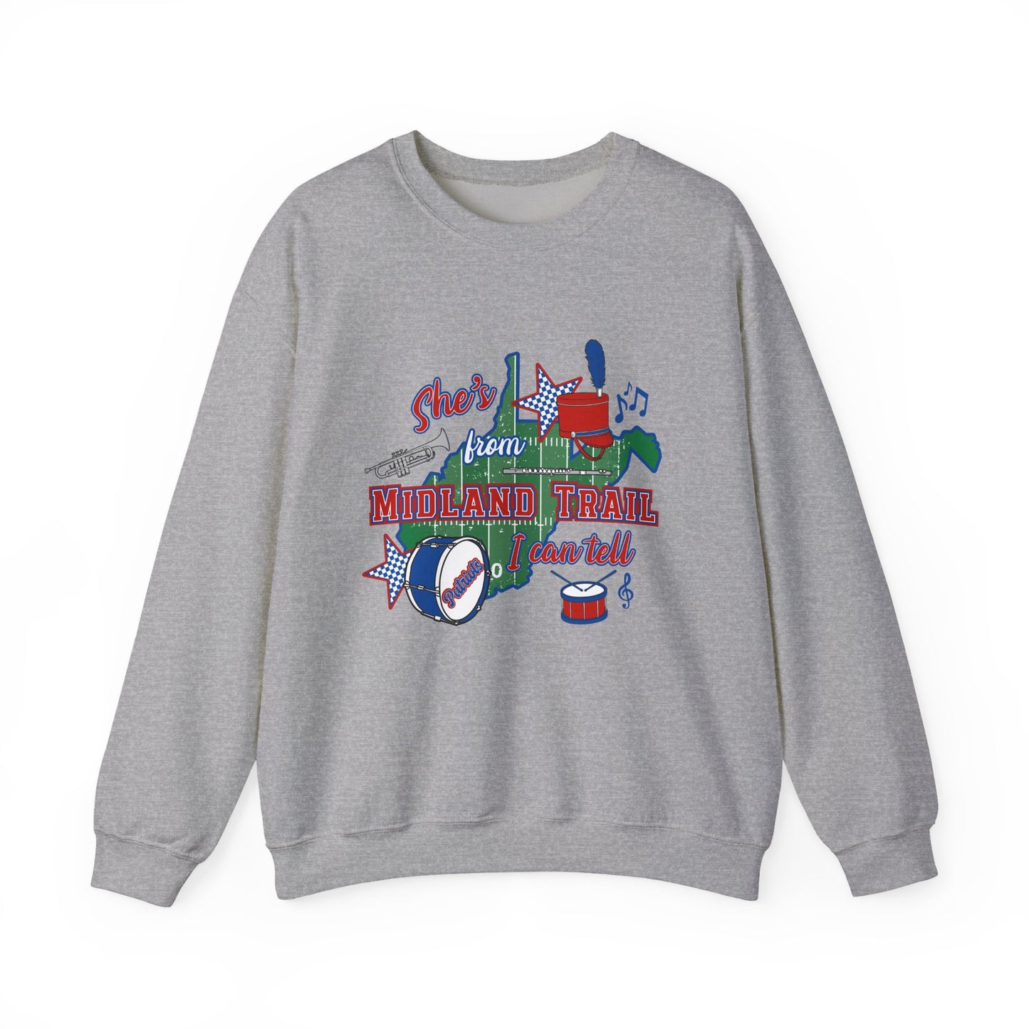 MT Marching Band Crewneck Sweatshirt — 'Show From"