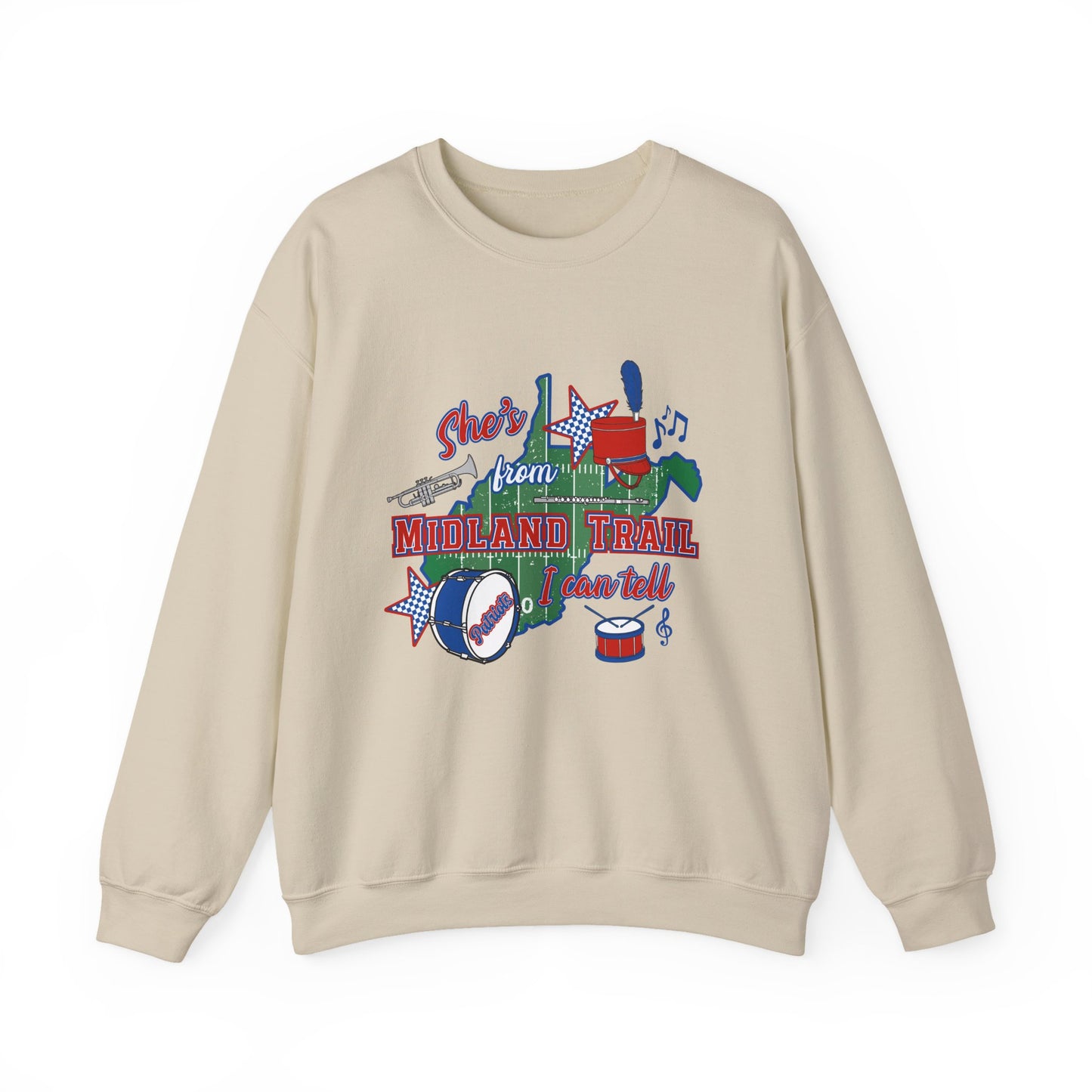 MT Marching Band Crewneck Sweatshirt — 'Show From"