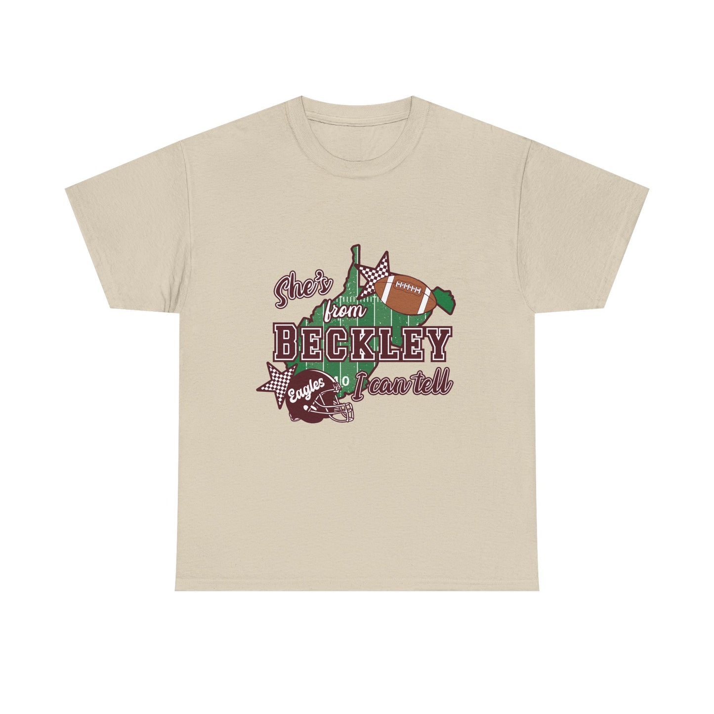 Beckley Football Tee — 'Shirts from Beckley, West Virginia' Retro Game Day T‑Shirt
