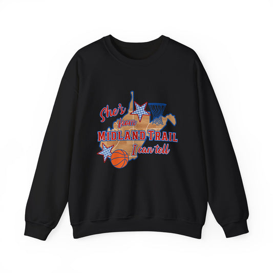 MT Basketball Crewneck Sweatshirt — 'She's From