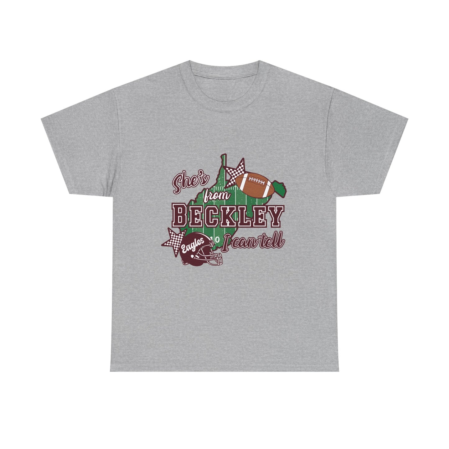 Beckley Football Tee — 'Shirts from Beckley, West Virginia' Retro Game Day T‑Shirt