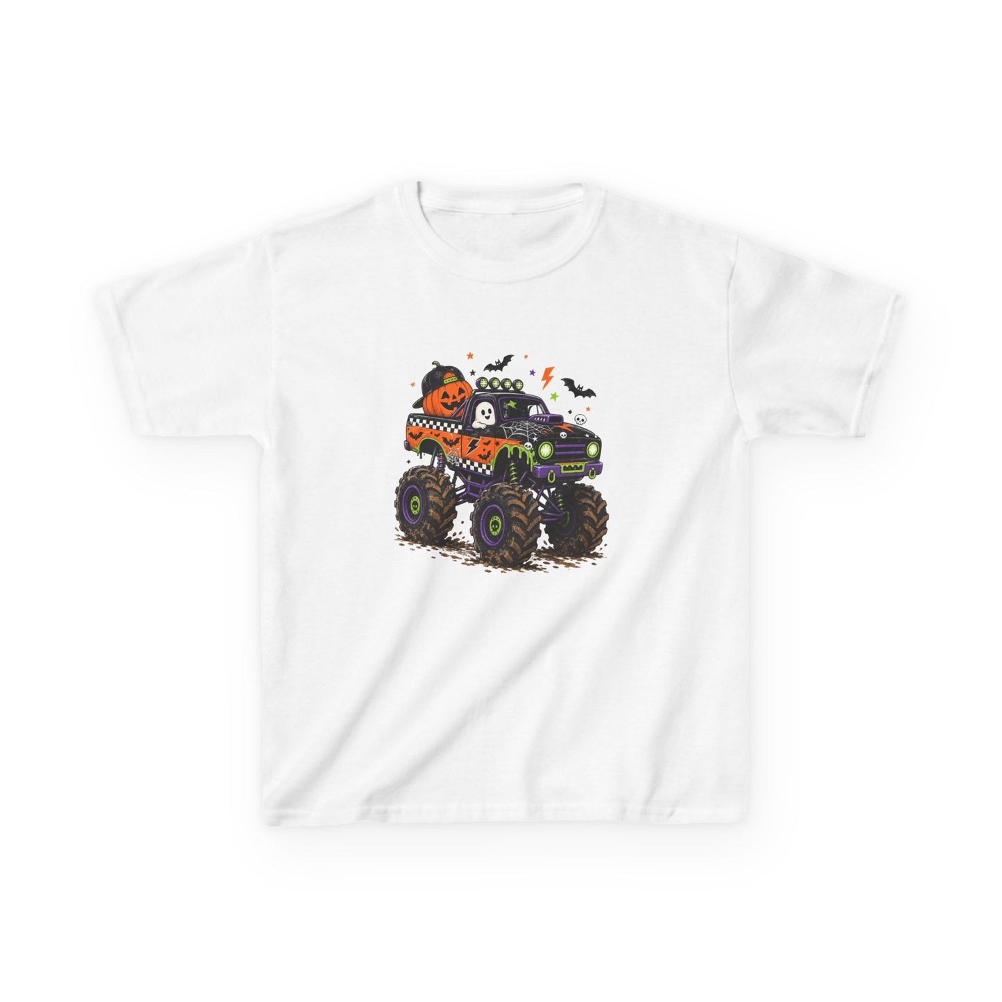 Halloween Monster Truck Kids Tee / XS-XL