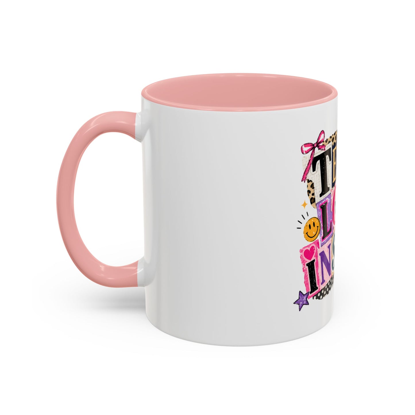 Teach Love Inspire Coffee Mug — Colorful Teacher Appreciation Gift