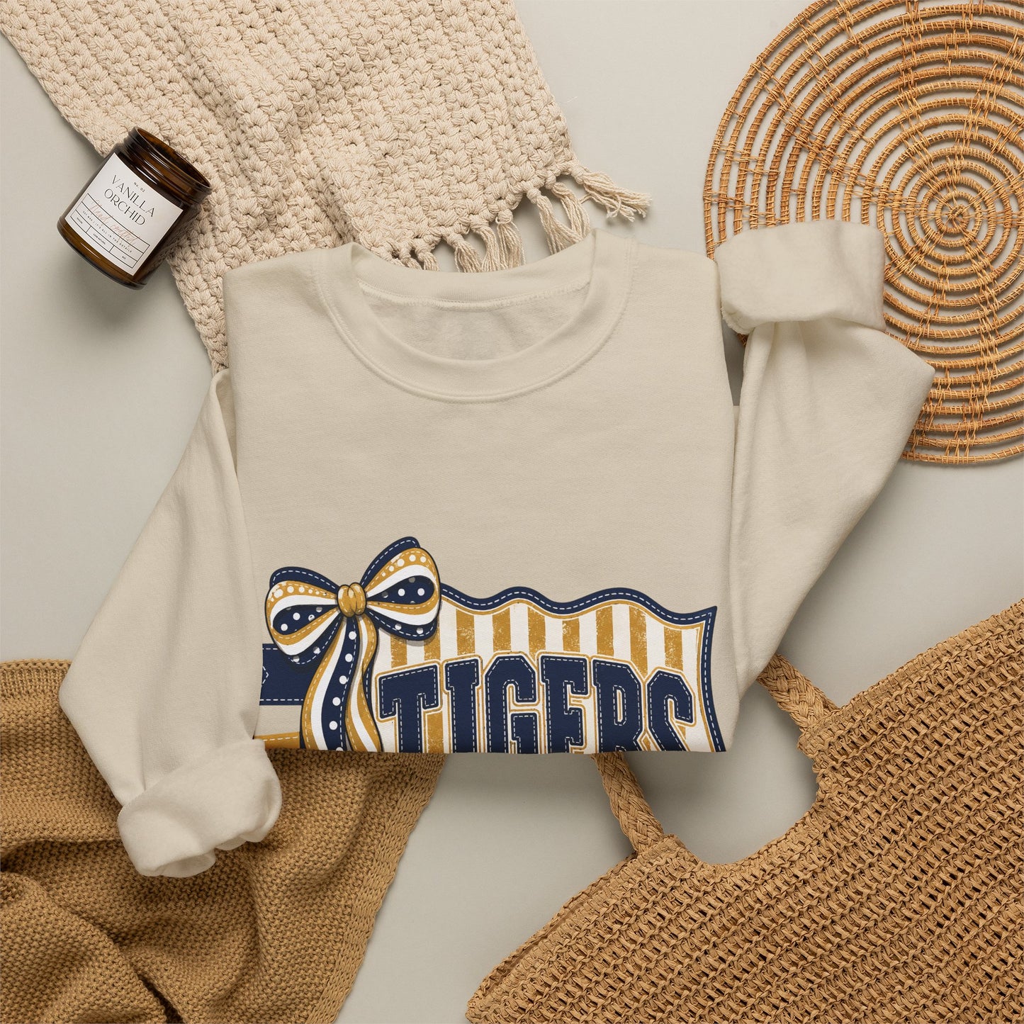 Tigers Crewneck Sweatshirt — Shady Spring School Spirit Pullover