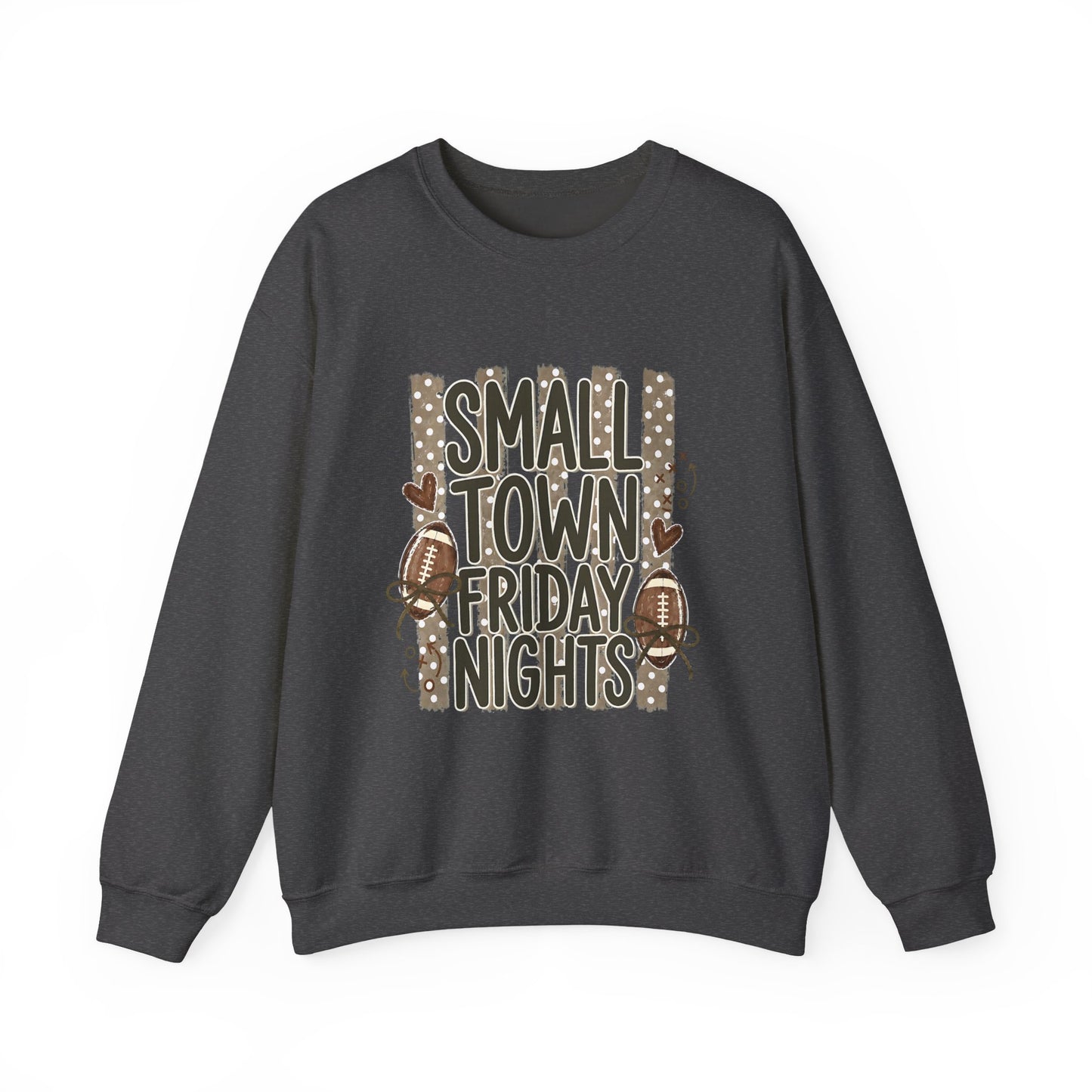 Small Town Friday Nights Sweatshirt — Country Vibes Cozy Crewneck