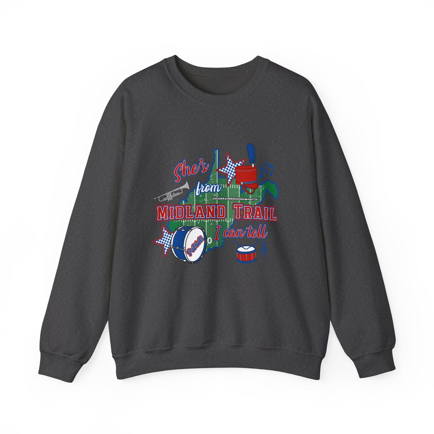 MT Marching Band Crewneck Sweatshirt — 'Show From"