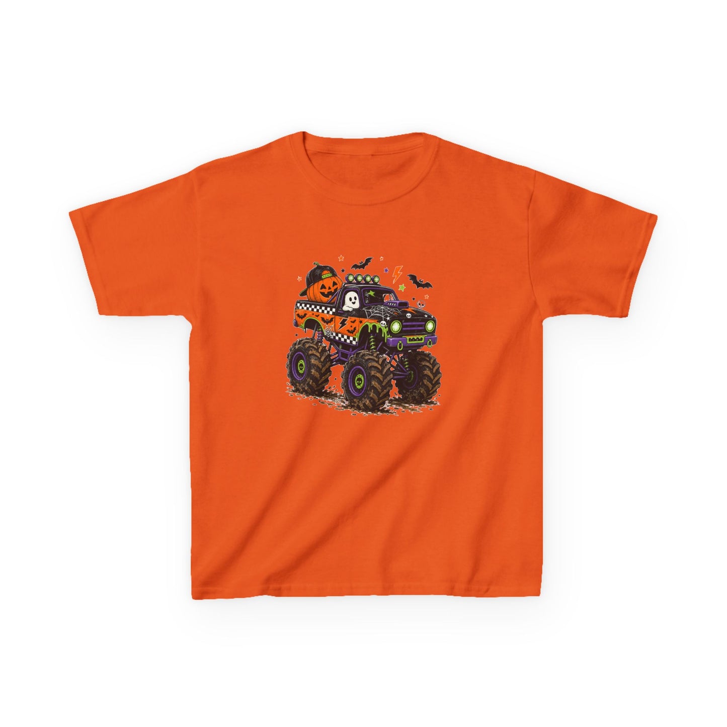 Halloween Monster Truck Kids Tee / XS-XL