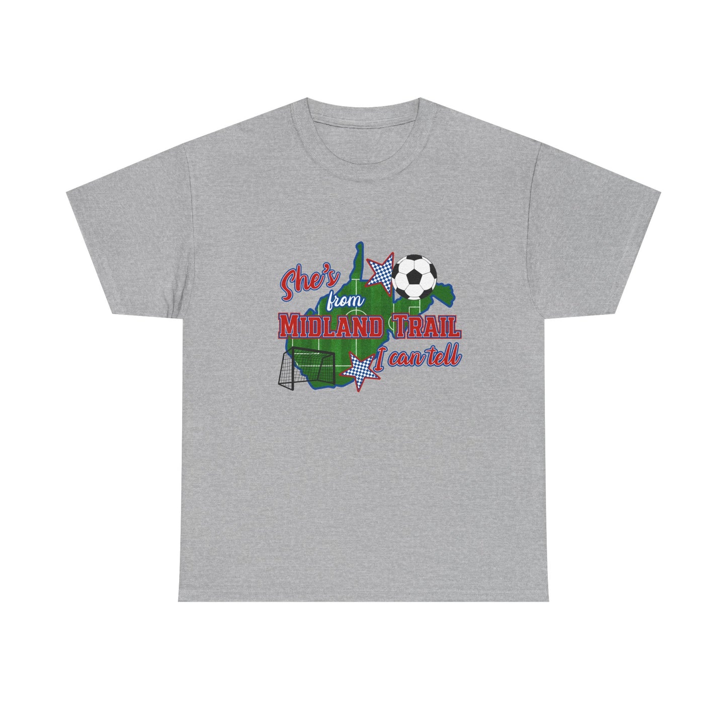 Trail Soccer T‑Shirt — "She's from Trail, I can tell"