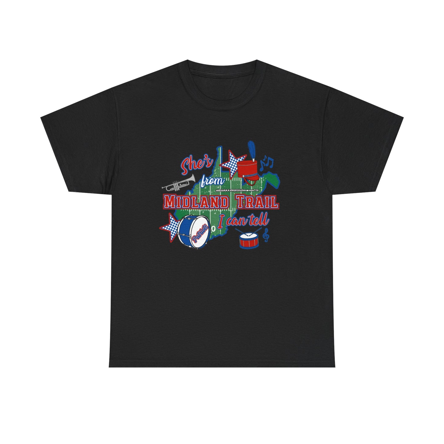 MT Marching Band Tee — "She's From"