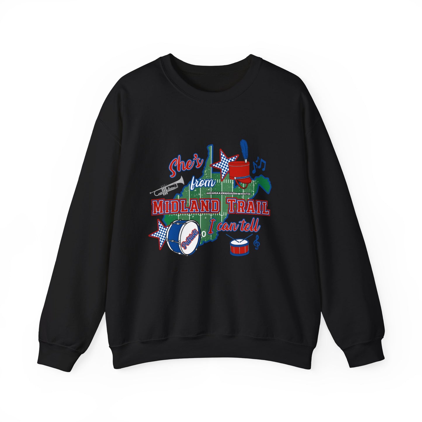 MT Marching Band Crewneck Sweatshirt — 'Show From"