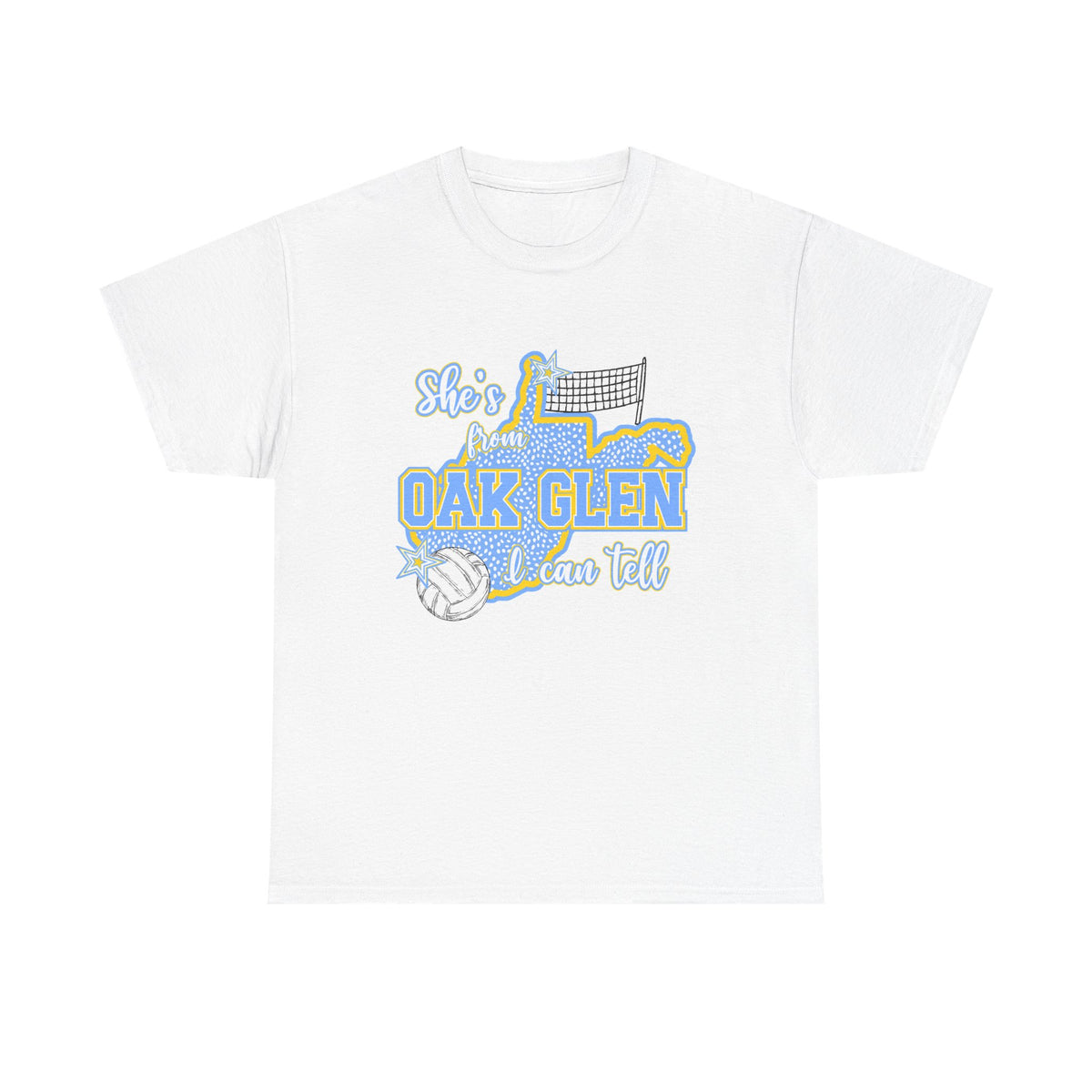 Oak Glen She's From Volleyball Tee