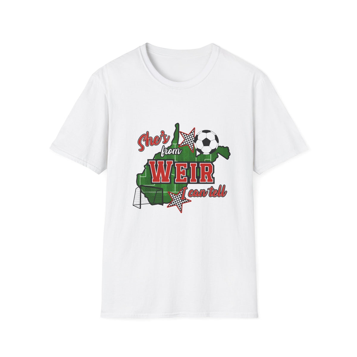 Weir She's From SoccerTee