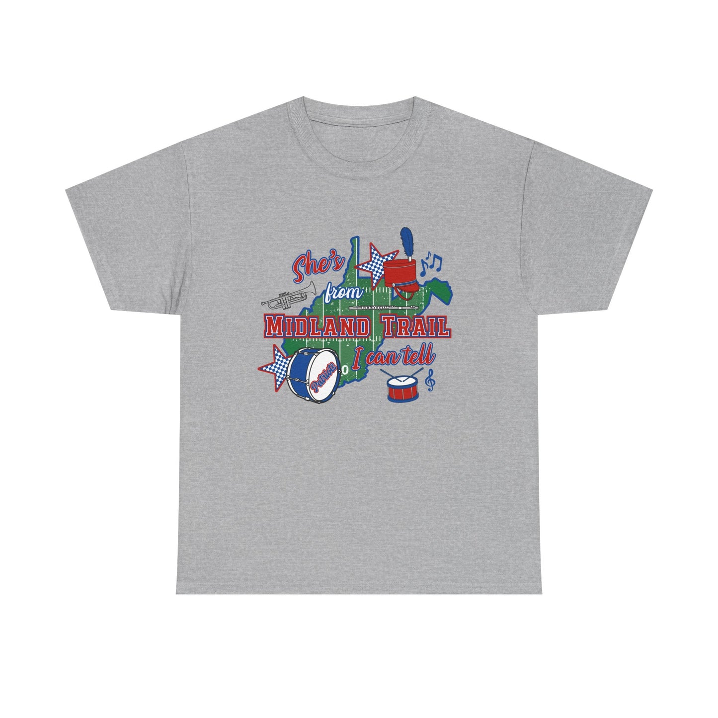 MT Marching Band Tee — "She's From"