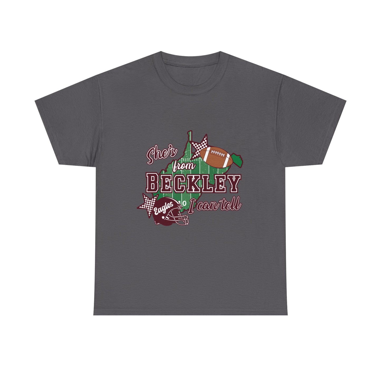Beckley Football Tee — 'Shirts from Beckley, West Virginia' Retro Game Day T‑Shirt